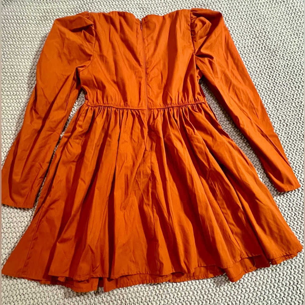 Abercrombie & Fitch Rust Brown Mini Dress - Picture 4 of 6
